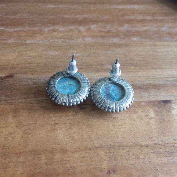 Blue/Green Earrings - Picture 3 of 3